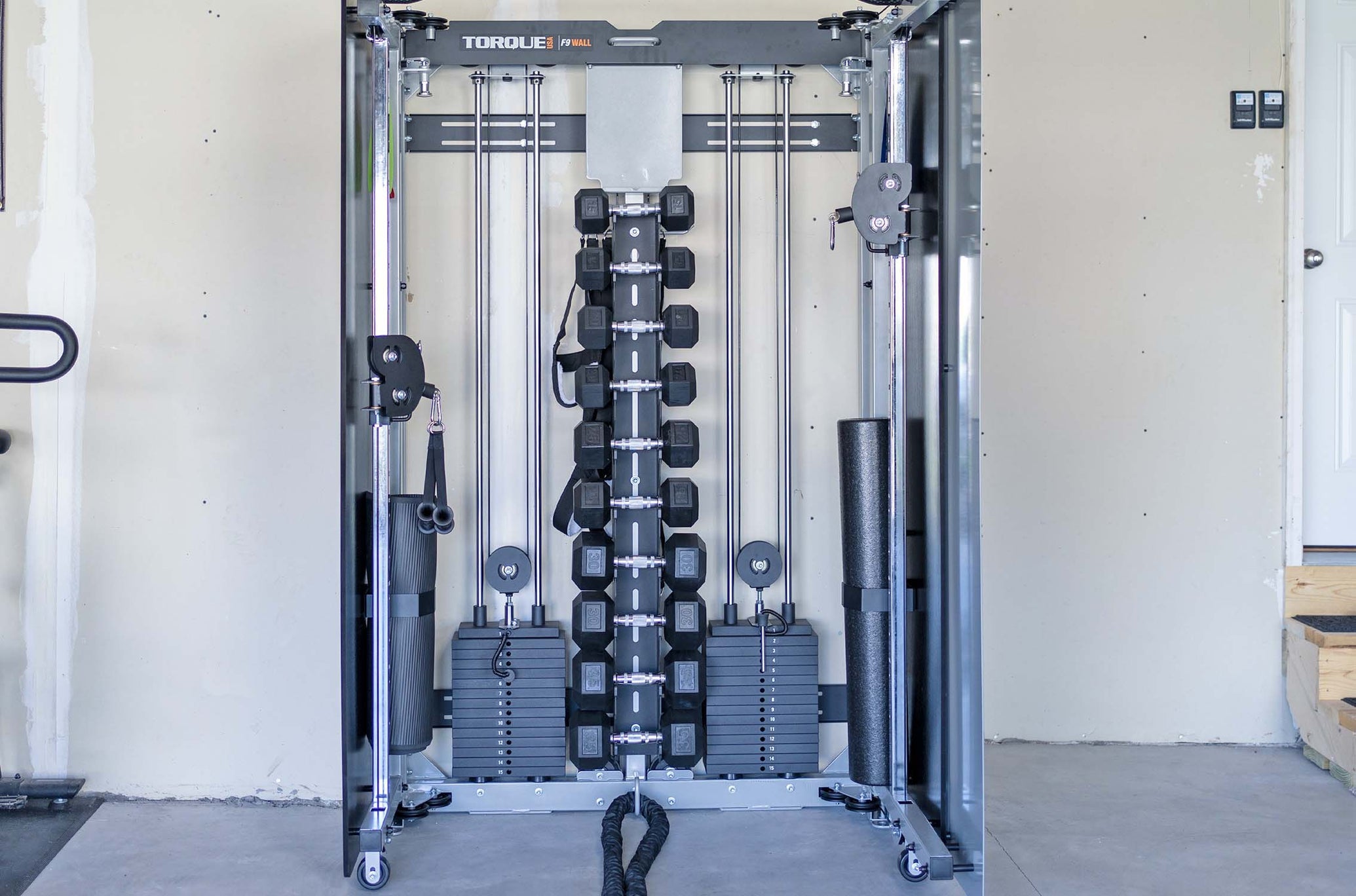 Vertical Dumbbell Storage